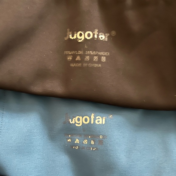 Women’s Workout Athletic Spandex with Pockets 2 Pack Blue & Black - Picture 5 of 9